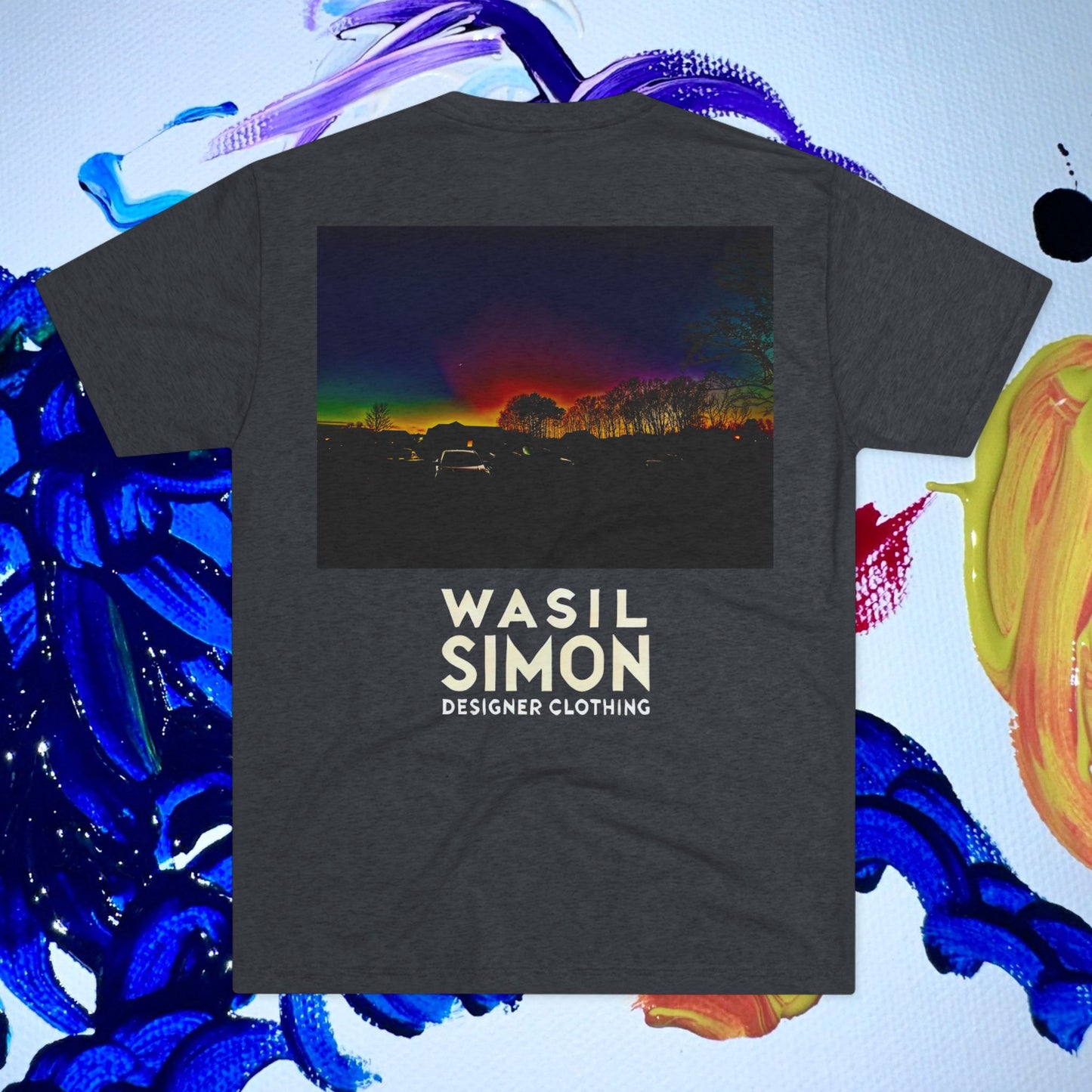 WS Light Pollution Unisex Tri-Blend Crew Tee