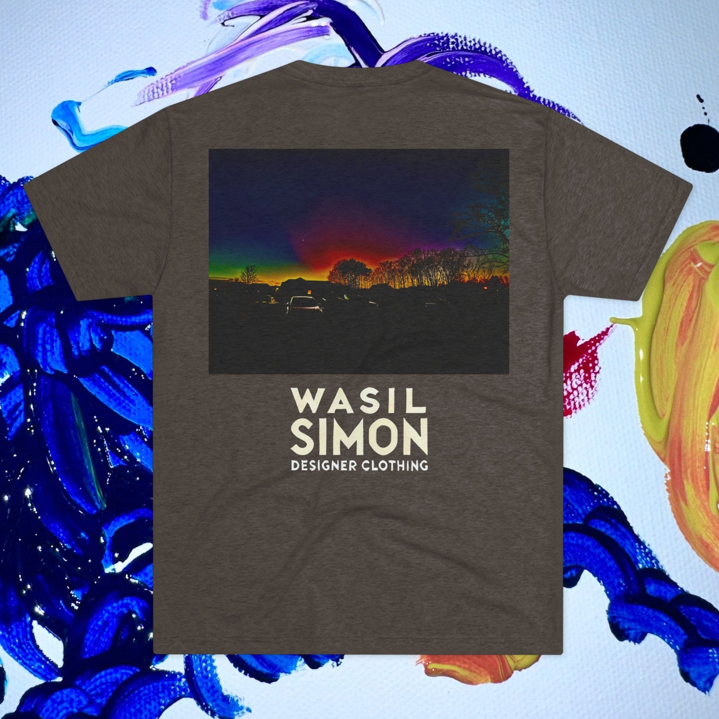 WS Light Pollution Unisex Tri-Blend Crew Tee