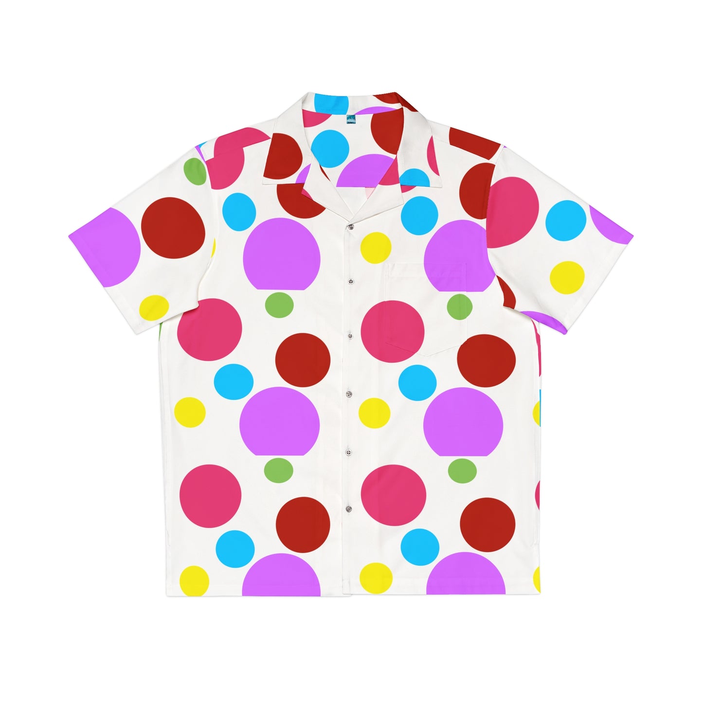 "Vivid Spheres" Men's Button Down Shirt