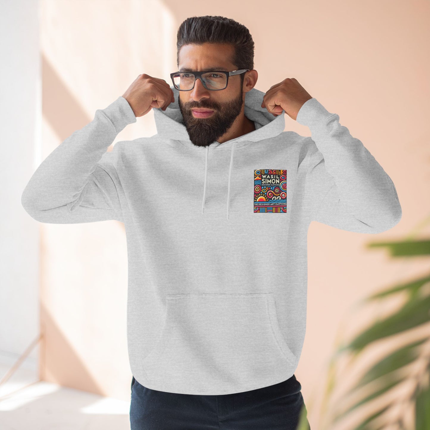 Wasil Simon's "Aquatic Mystery" Three-Panel Fleece Hoodie