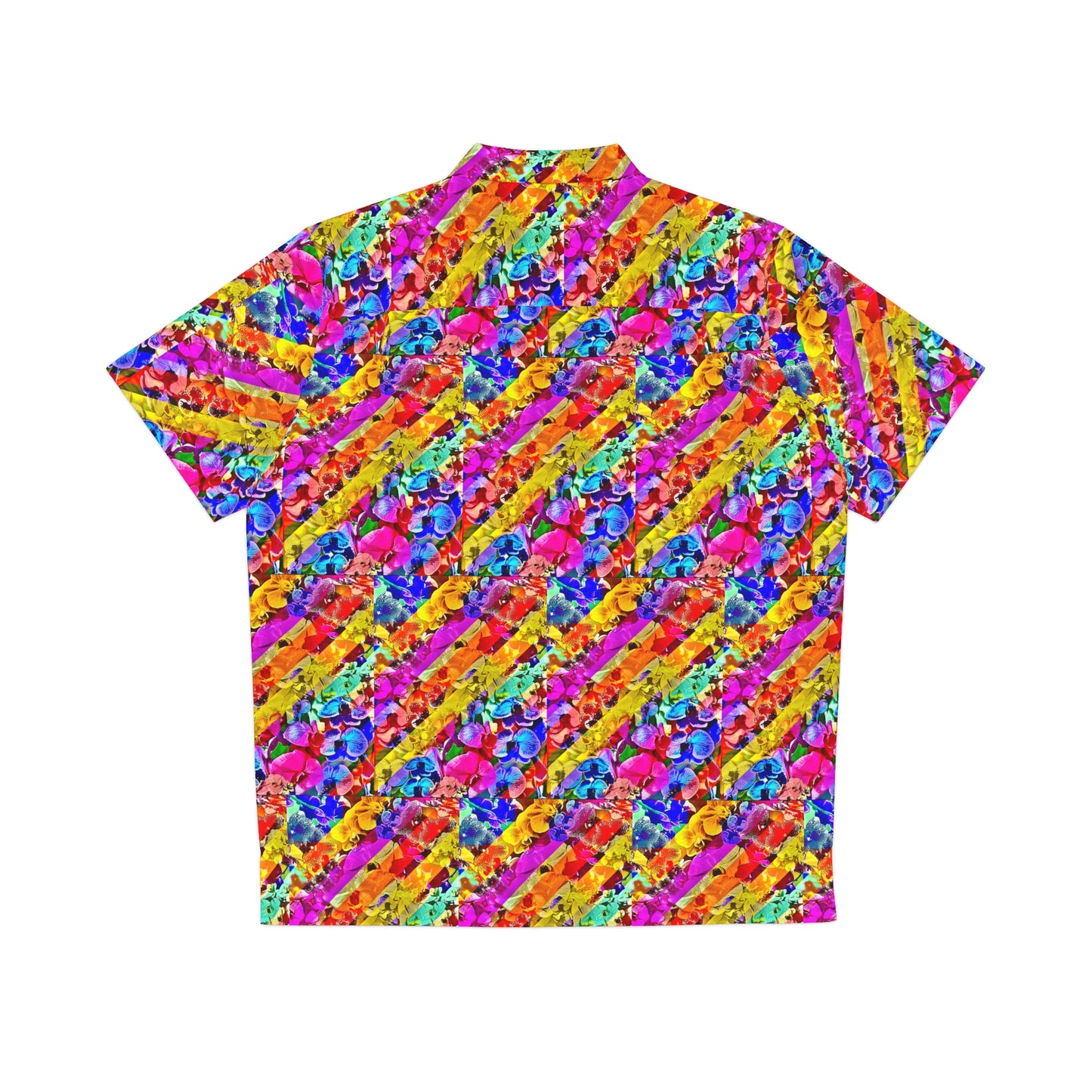 Wasil Simon’s “Prismatic Petals” Men’s Button Down Shirt