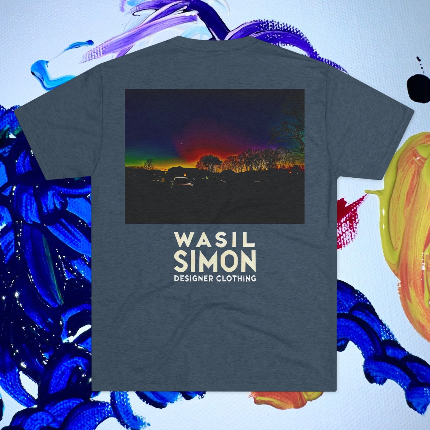 WS Light Pollution Unisex Tri-Blend Crew Tee