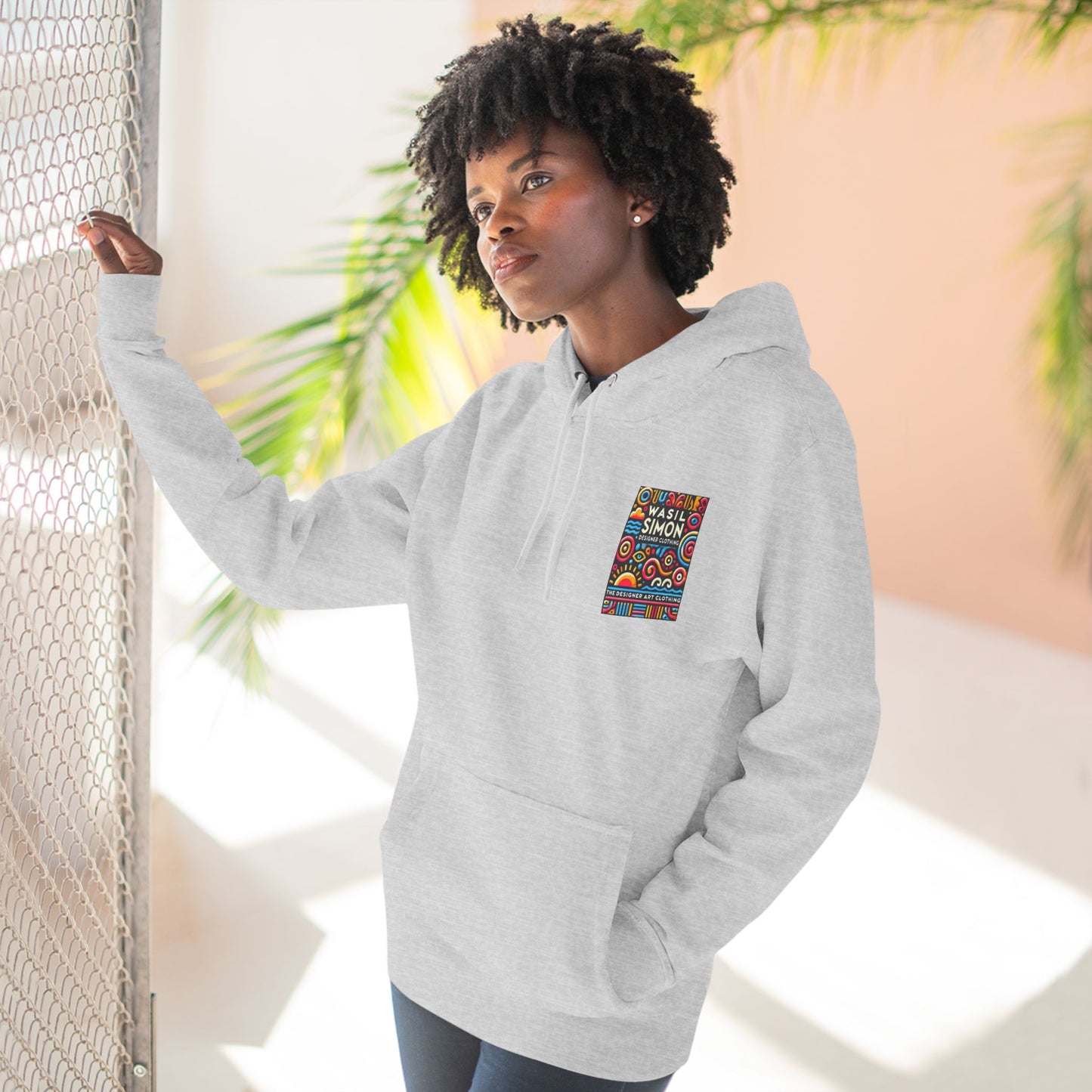 Wasil Simon's "Aquatic Mystery" Three-Panel Fleece Hoodie