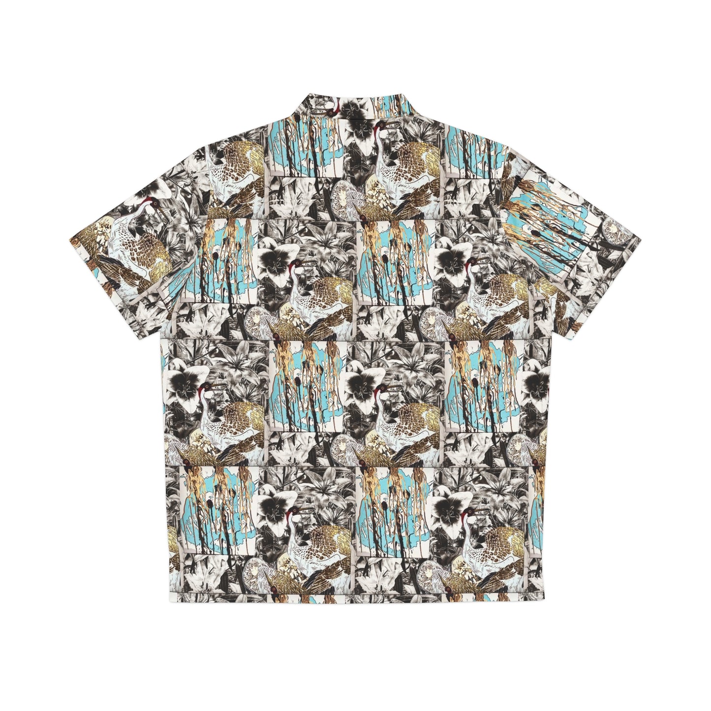 Dripping Dreams X Nature's Whisper Men's Button Down Shirt