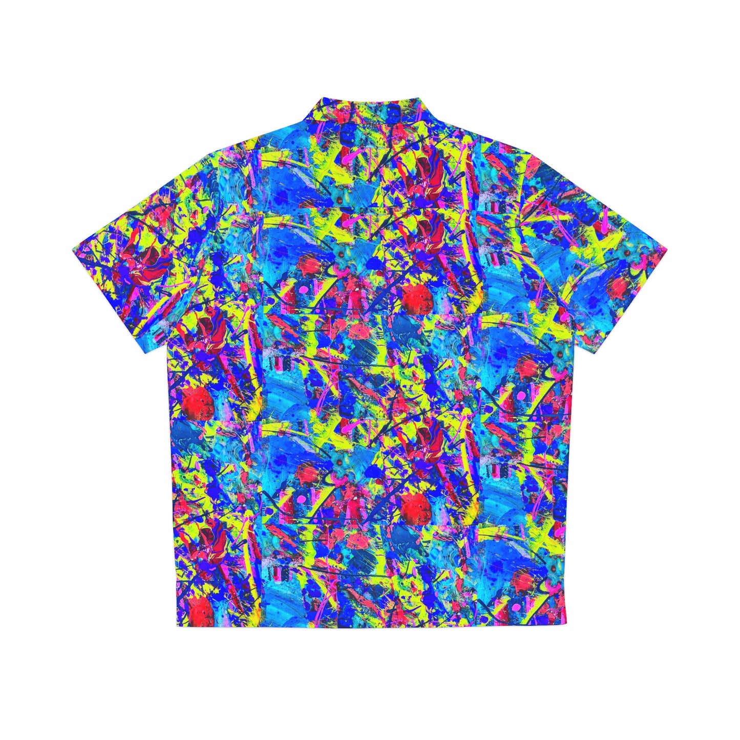 The Wasil Simon Splatter Men's Button Up Shirt