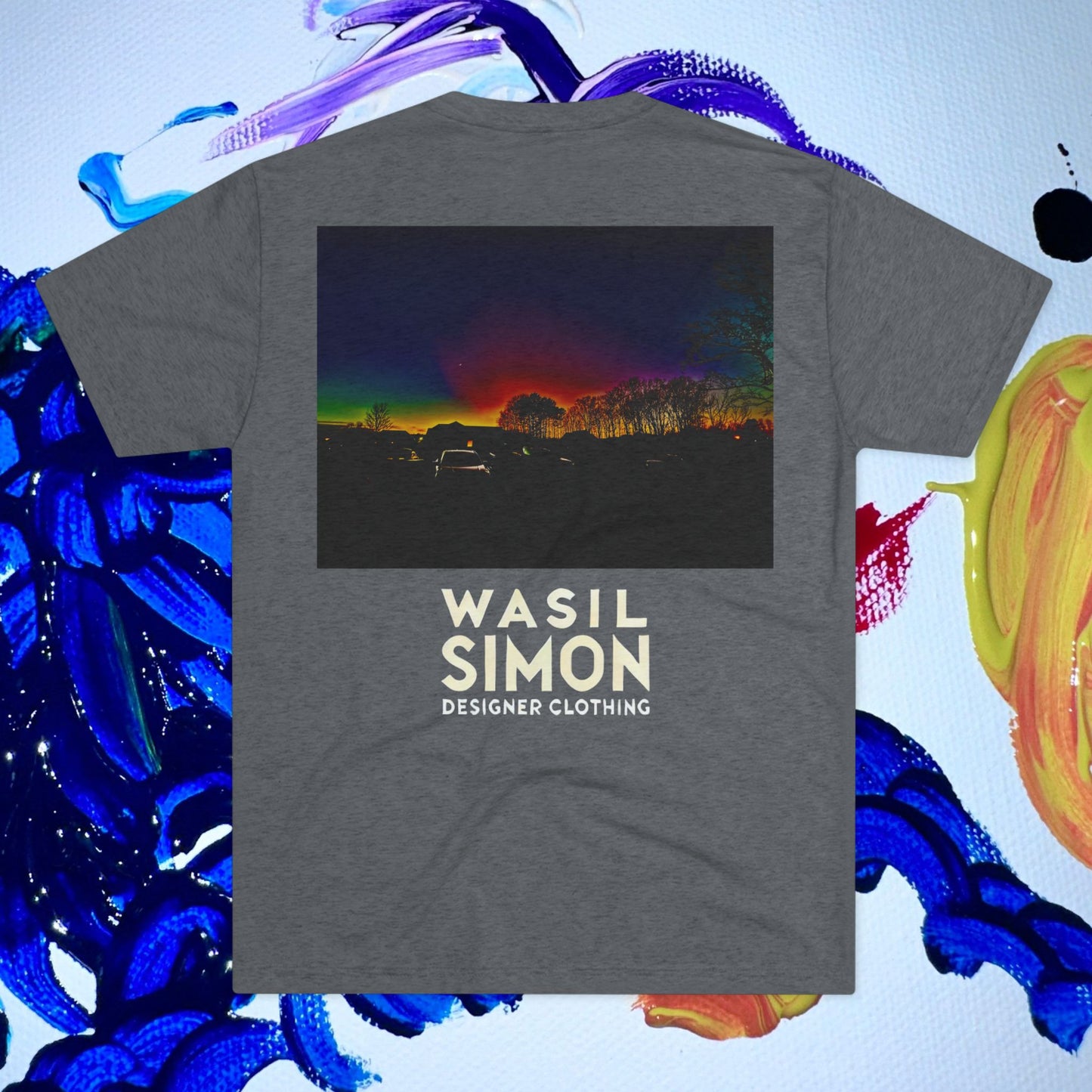 WS Light Pollution Unisex Tri-Blend Crew Tee