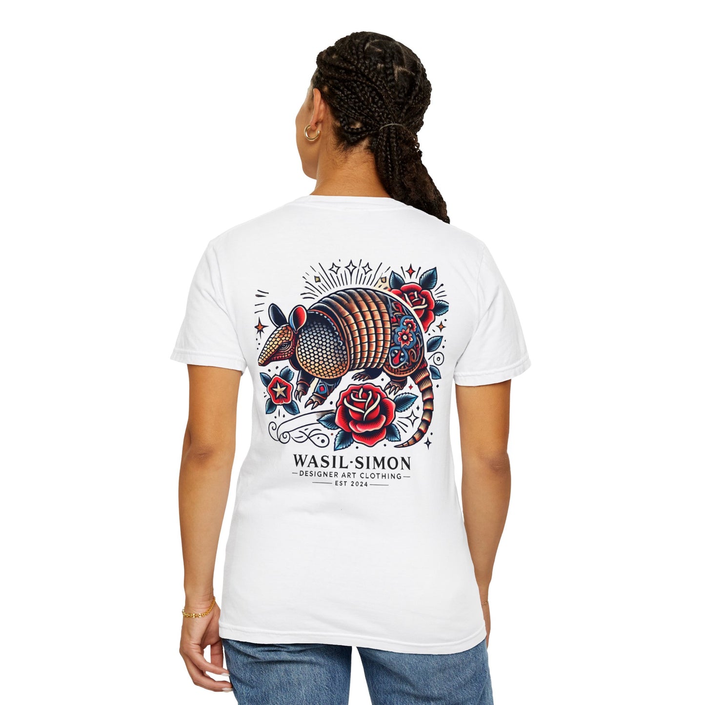 Wasil Simon’s “Armahdilla” Unisex T-shirt
