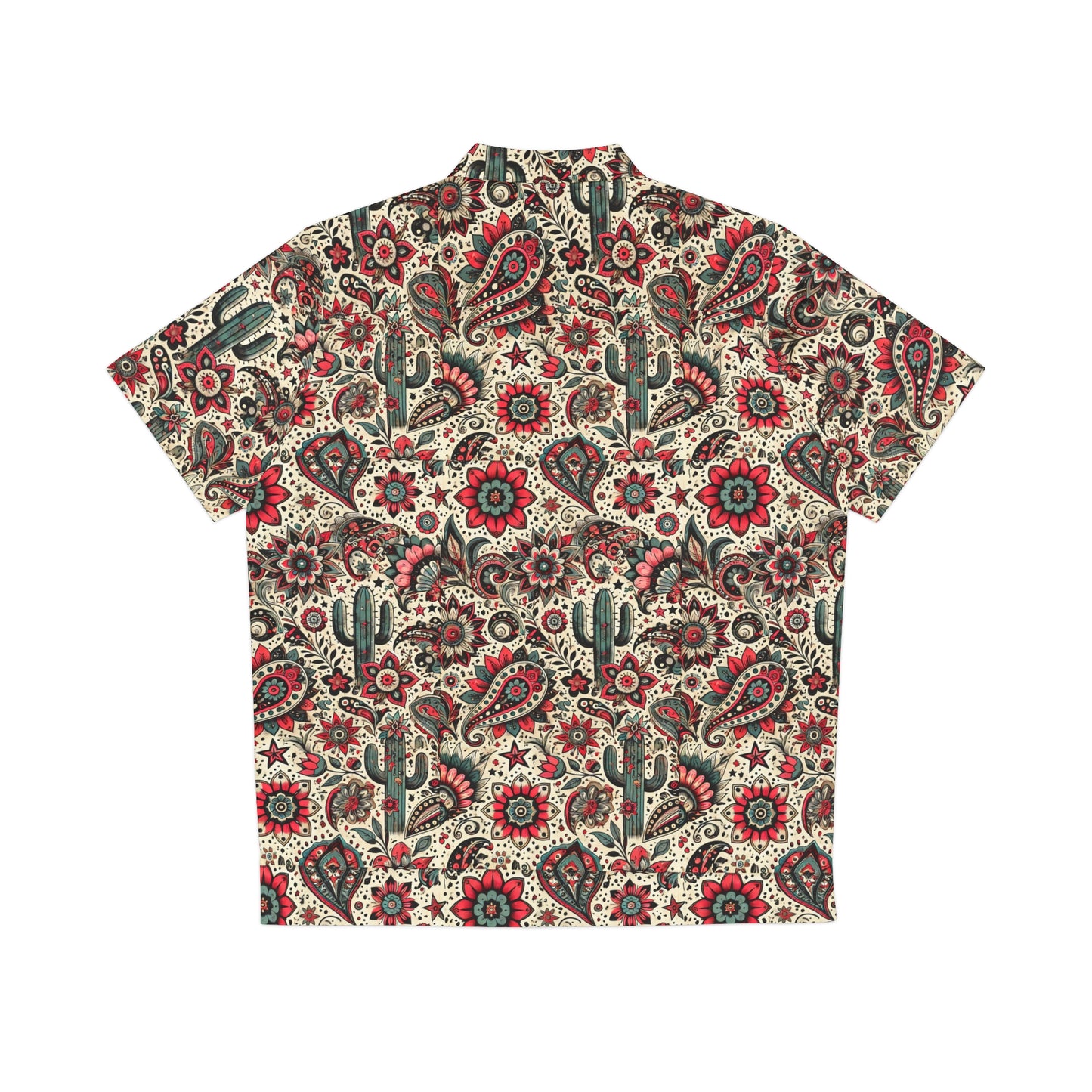 Desert Bloom Dreamscape Men's Button Down Shirt