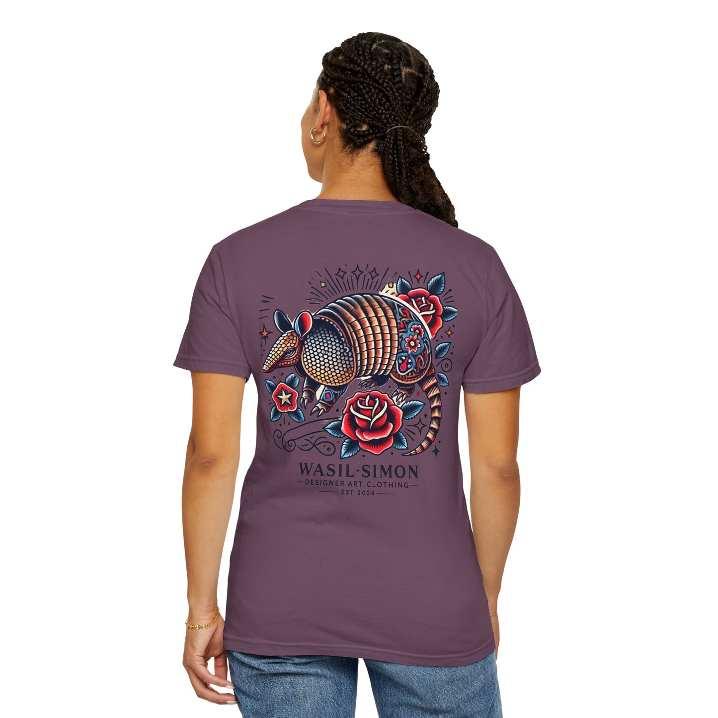 Wasil Simon’s “Armahdilla” Unisex T-shirt