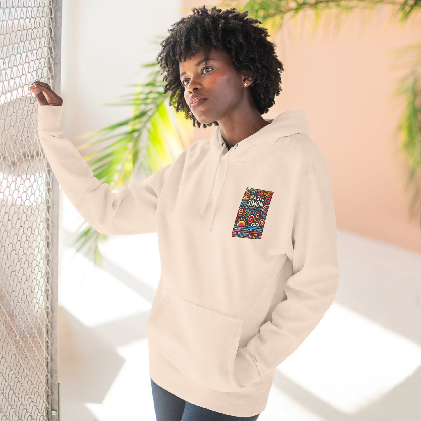 Wasil Simon's "Aquatic Mystery" Three-Panel Fleece Hoodie