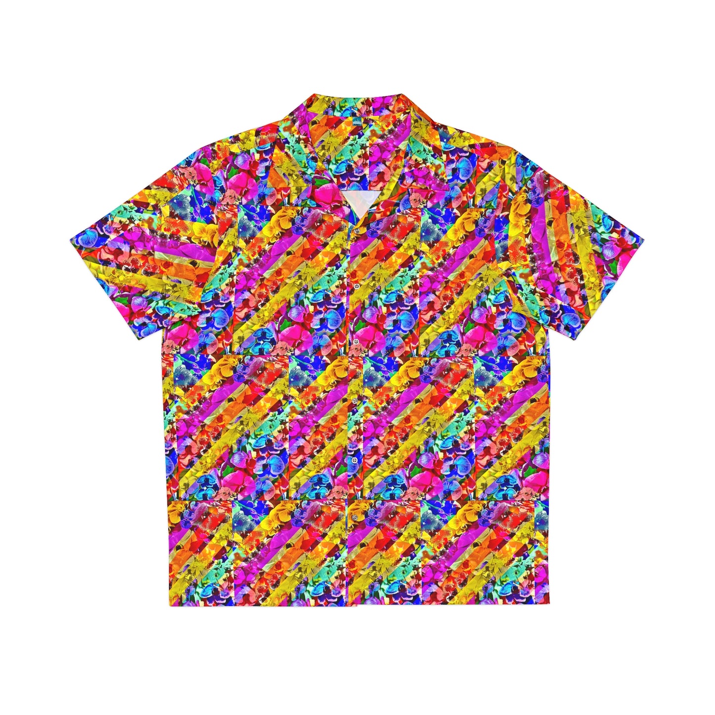 Wasil Simon’s “Prismatic Petals” Men’s Button Down Shirt