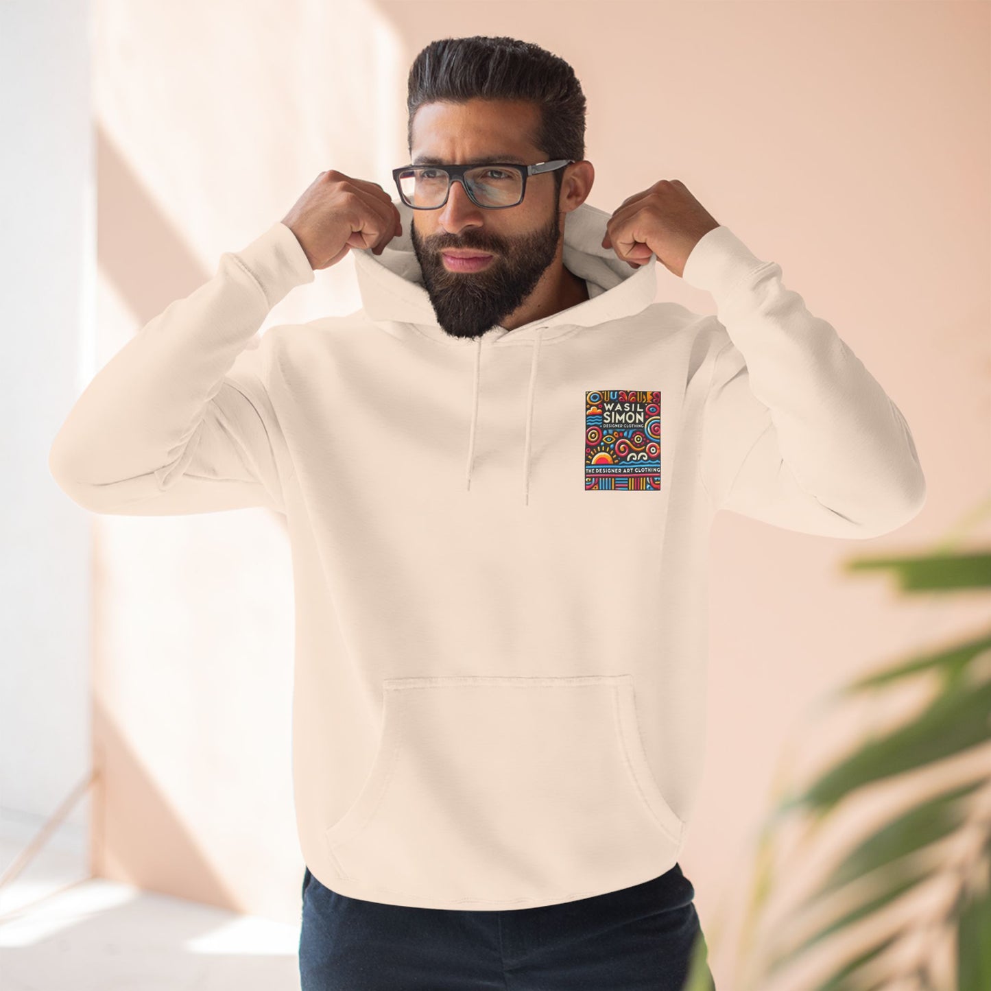 Wasil Simon's "Aquatic Mystery" Three-Panel Fleece Hoodie
