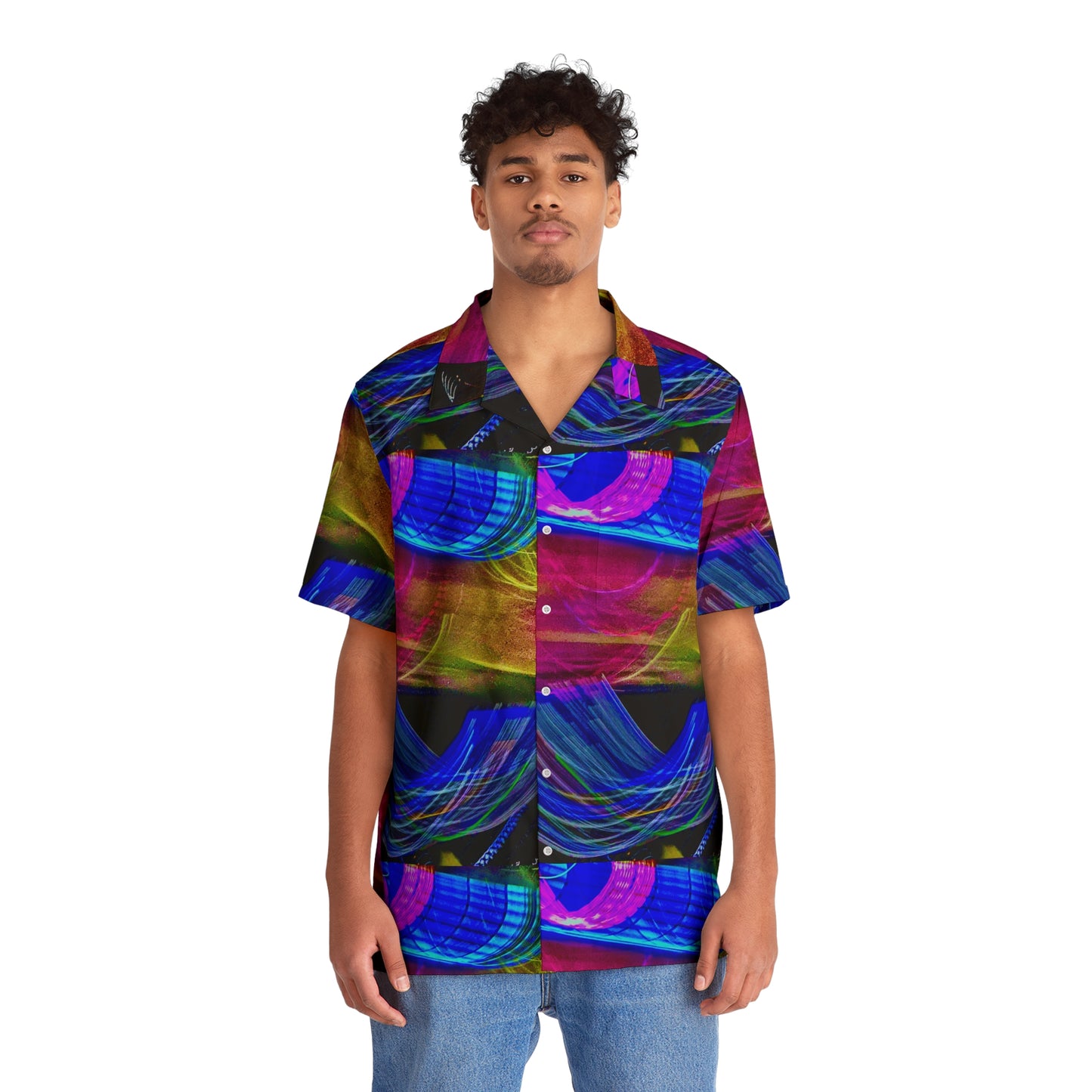 91's 1 Light Show Men's Button Down Shirt