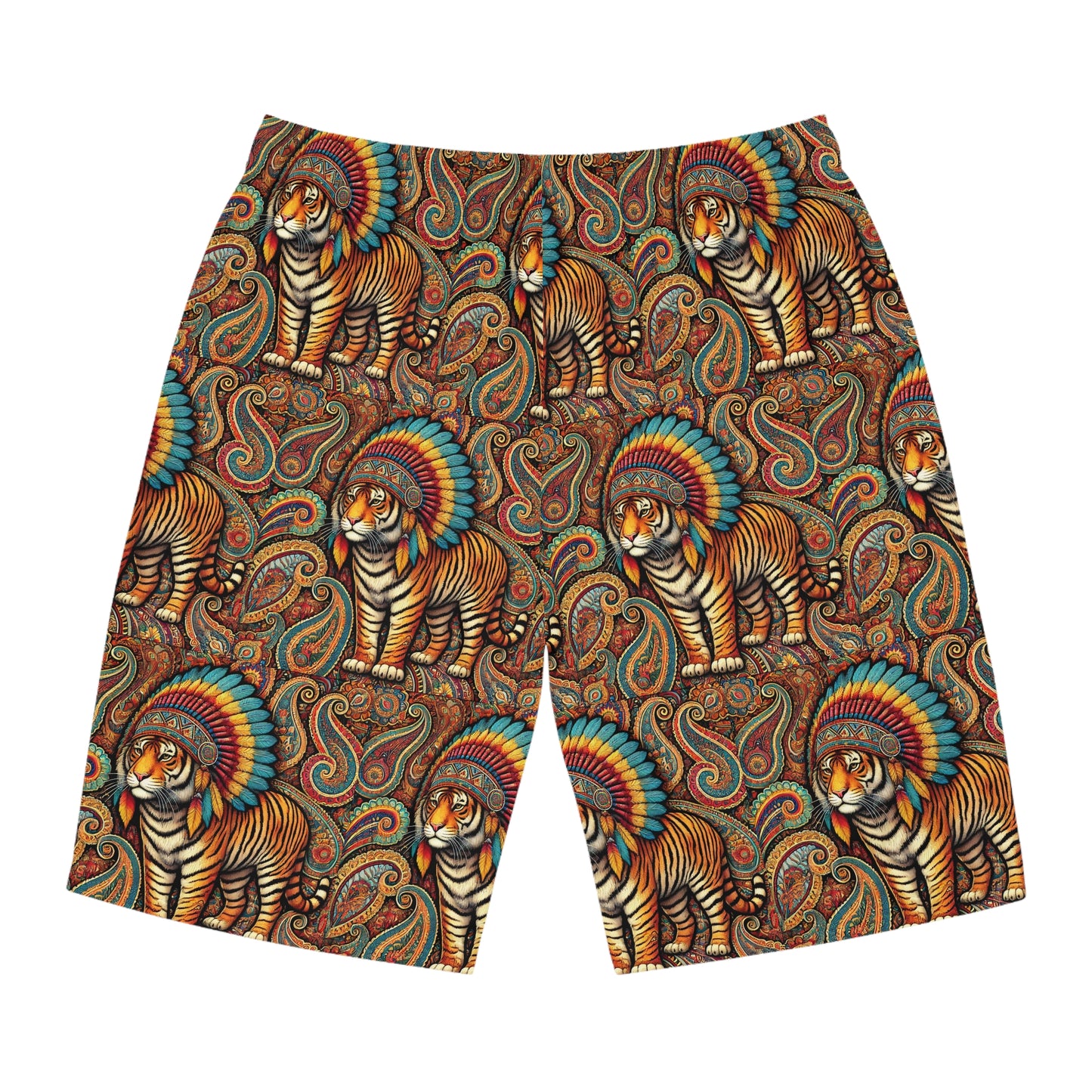 Wasil Simon's Rising Tiger Men's Board Shorts