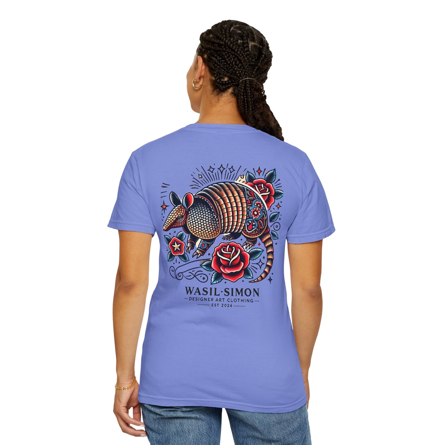 Wasil Simon’s “Armahdilla” Unisex T-shirt