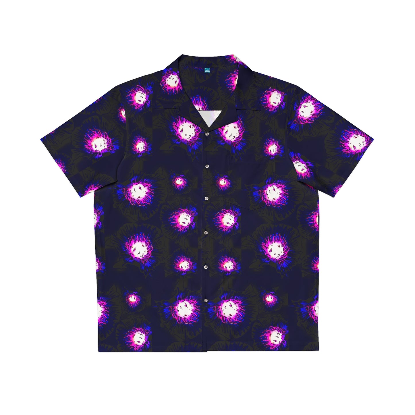 Wasil Simon’s “Fauna Omega” Men’s Button Down T-Shirt