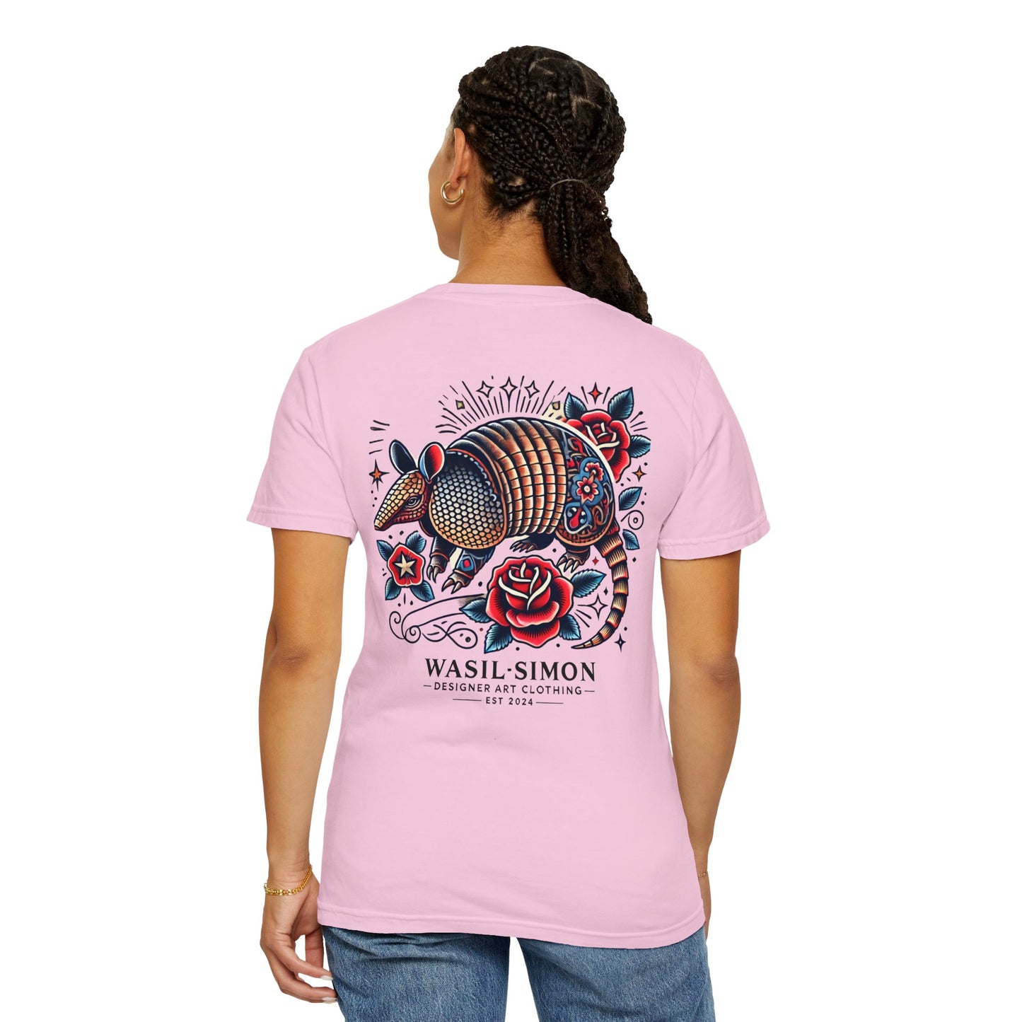 Wasil Simon’s “Armahdilla” Unisex T-shirt